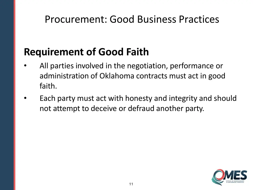procurement good business practices 1