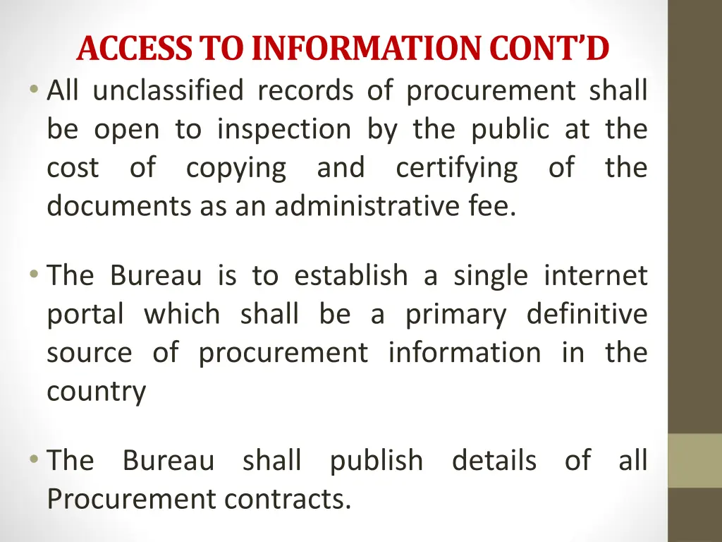 access to information cont d all unclassified