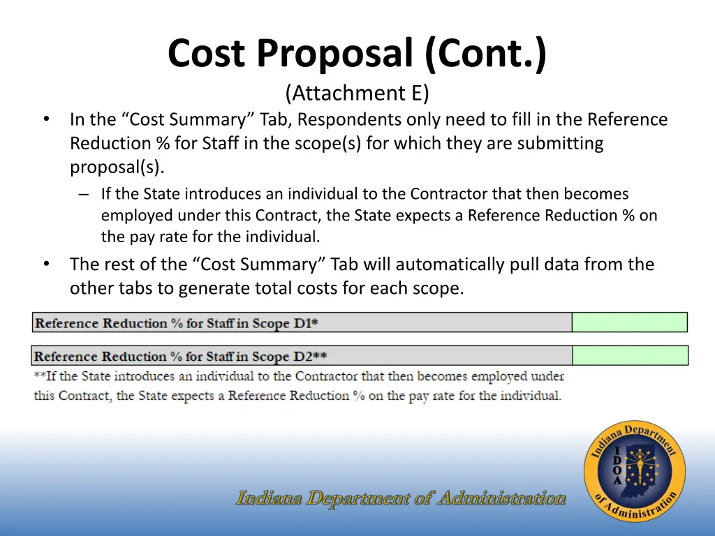 cost proposal cont attachment e 2
