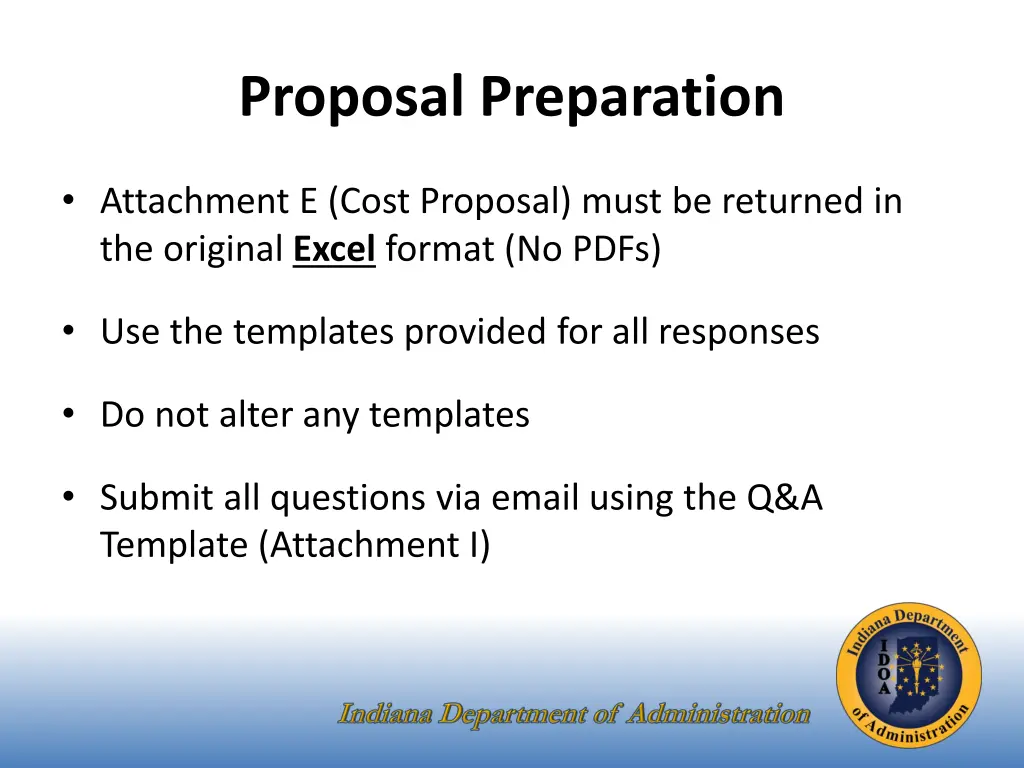 proposal preparation 1