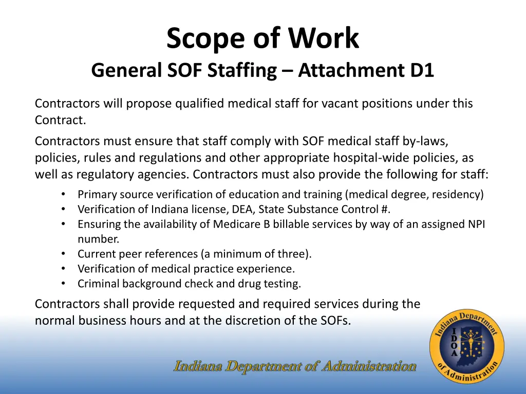scope of work general sof staffing attachment d1
