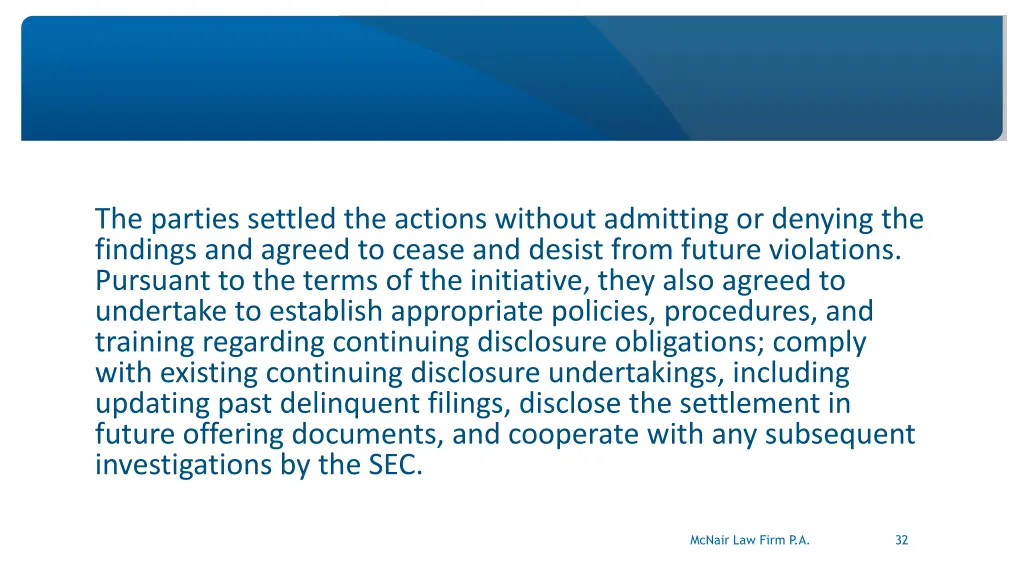 the parties settled the actions without admitting