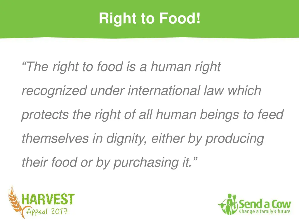 right to food