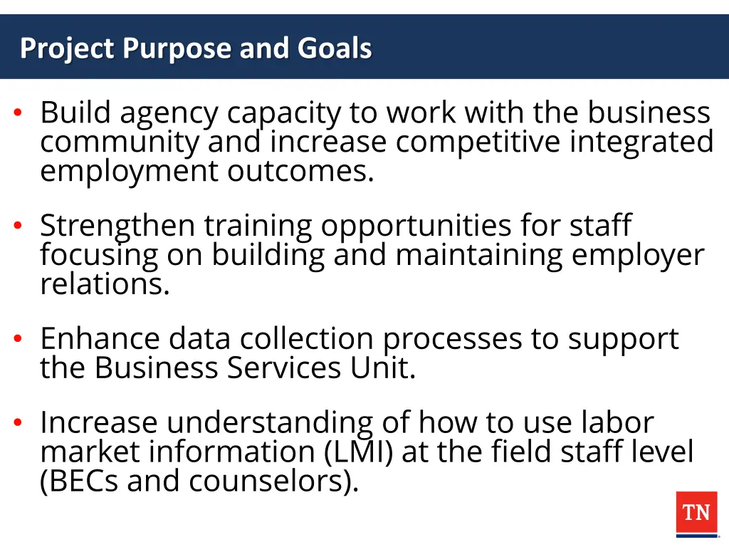 project purpose and goals