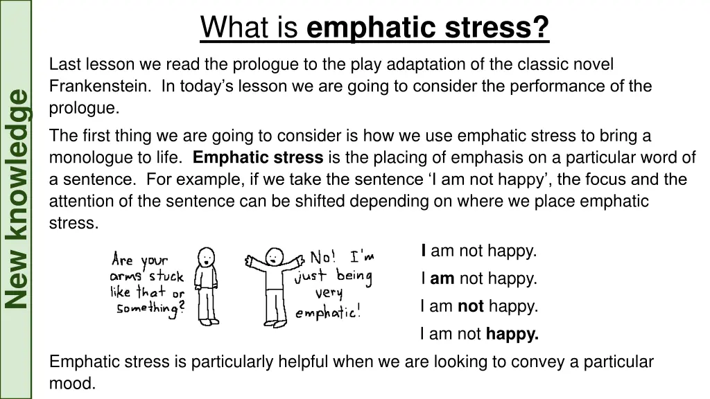 what is emphatic stress