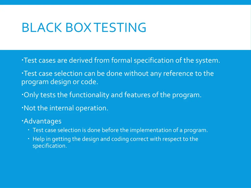 black box testing 1
