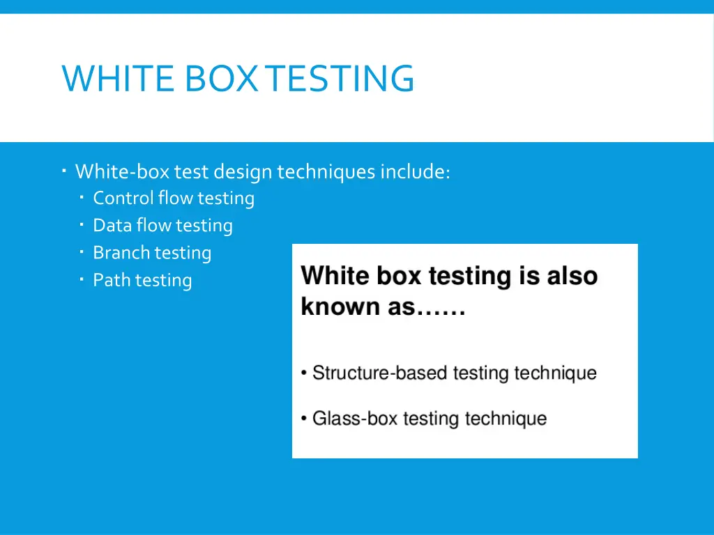 white box testing 3