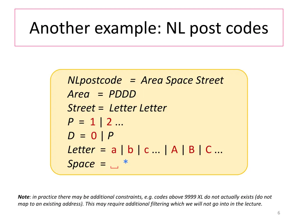 another example nl post codes