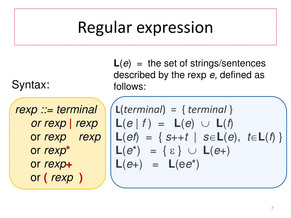 regular expression