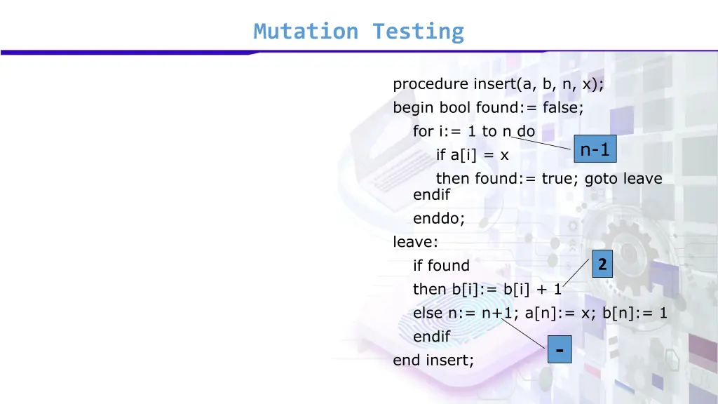 mutation testing 1