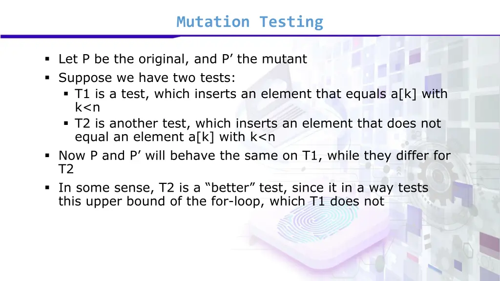 mutation testing 2