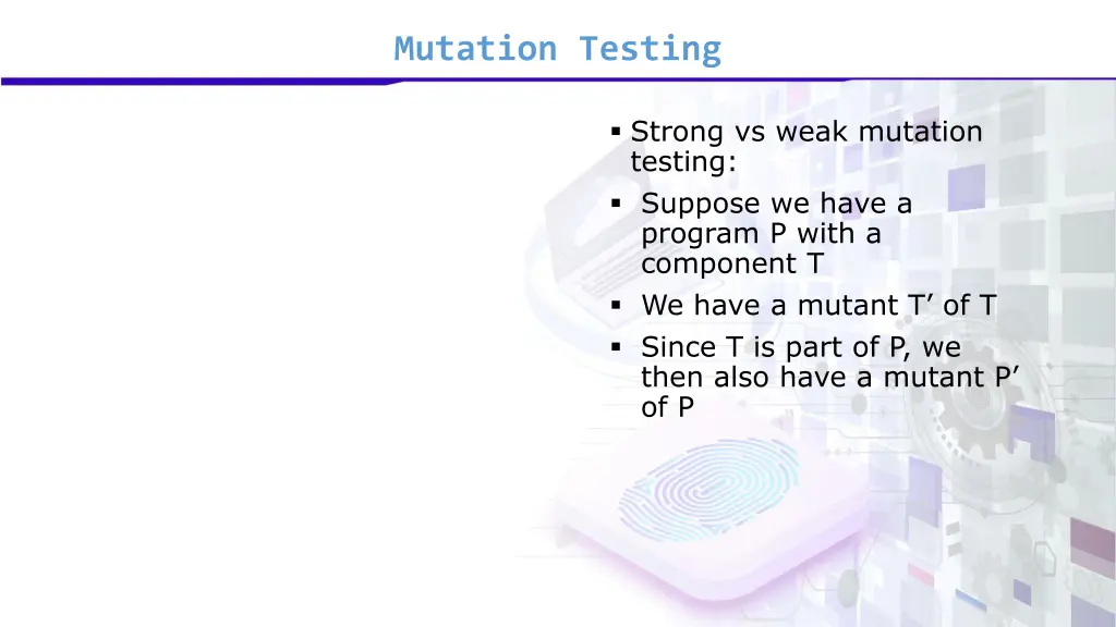 mutation testing 4