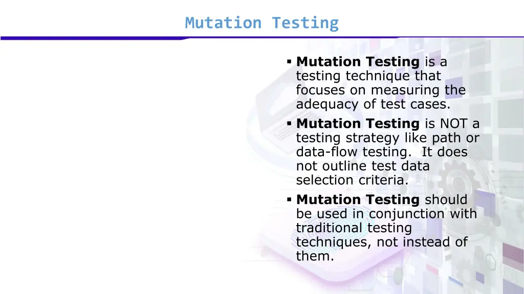mutation testing