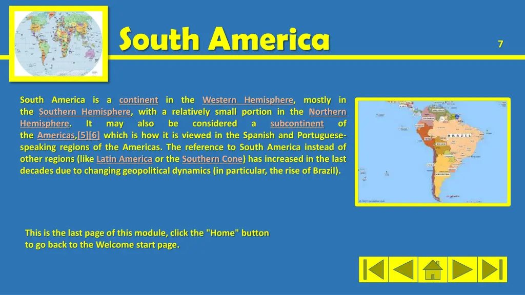 south america