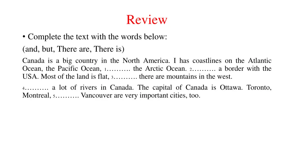 review