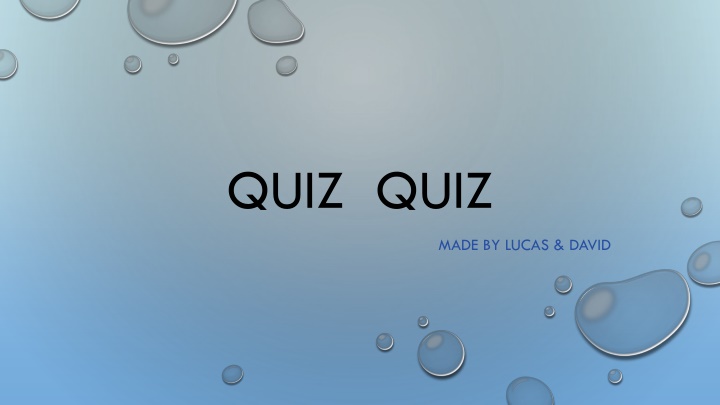 quiz quiz