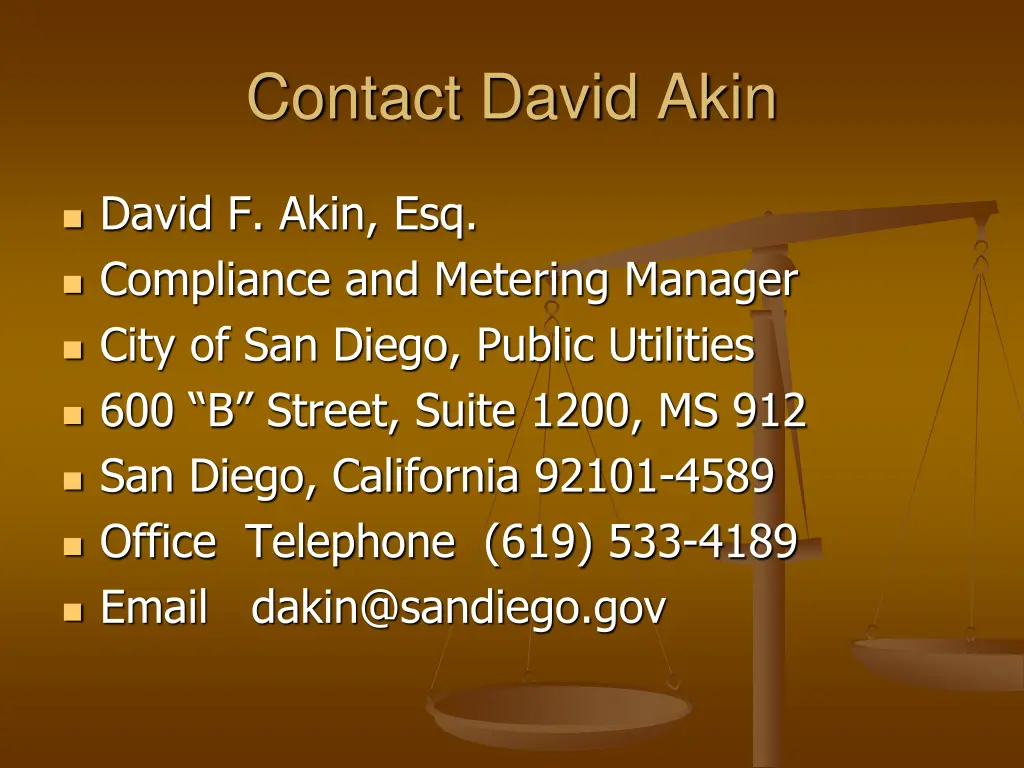 contact david akin