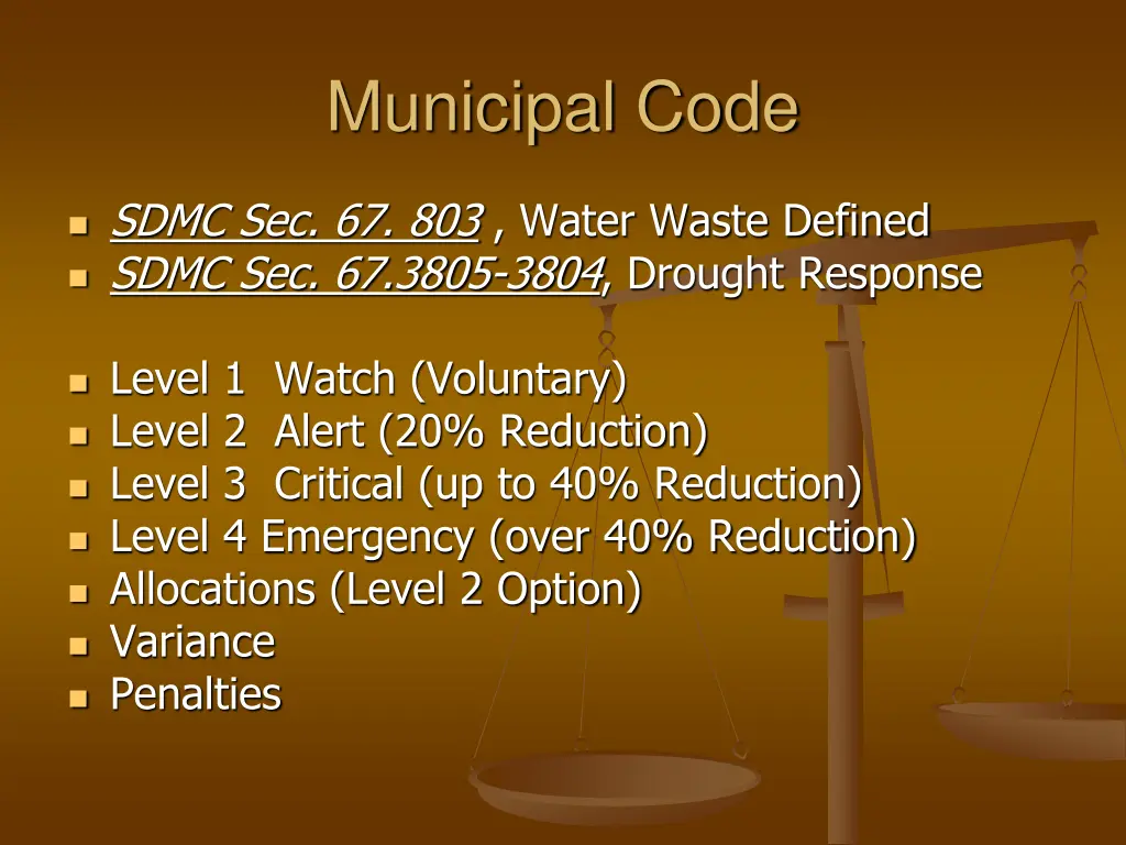 municipal code