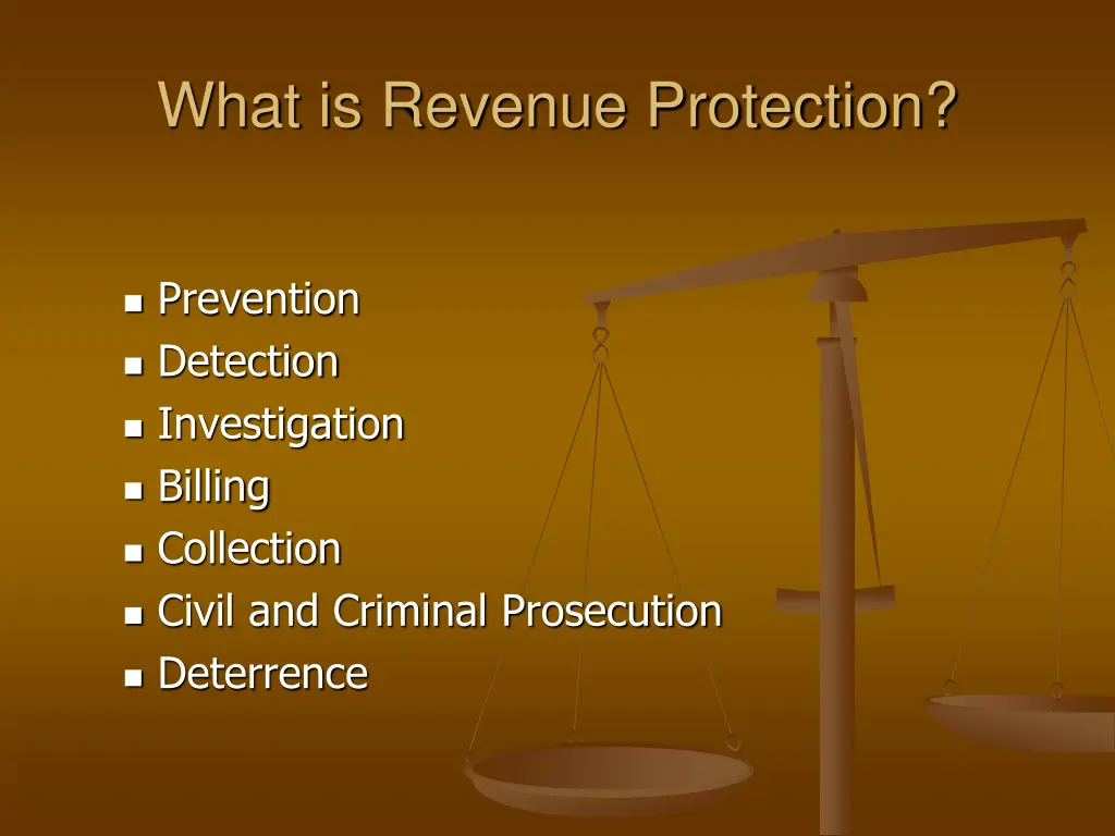 what is revenue protection