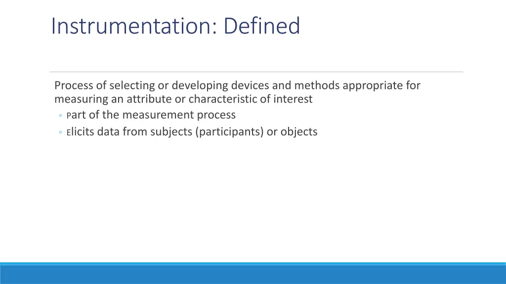 instrumentation defined