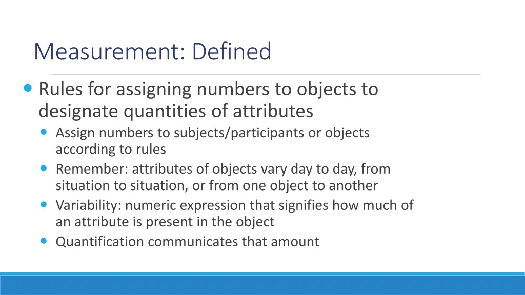 measurement defined