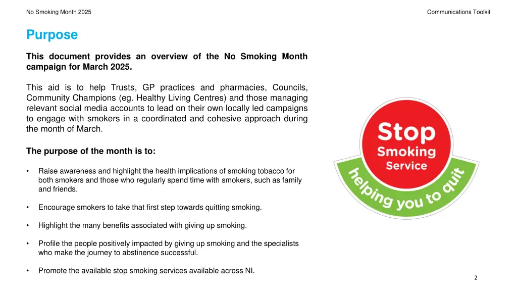 no smoking month 2025