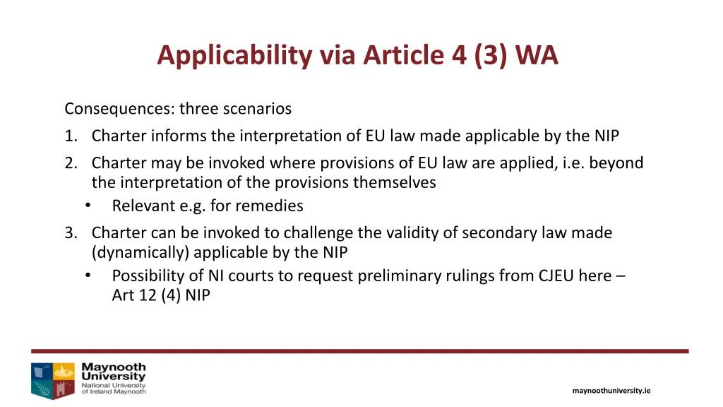 applicability via article 4 3 wa 1