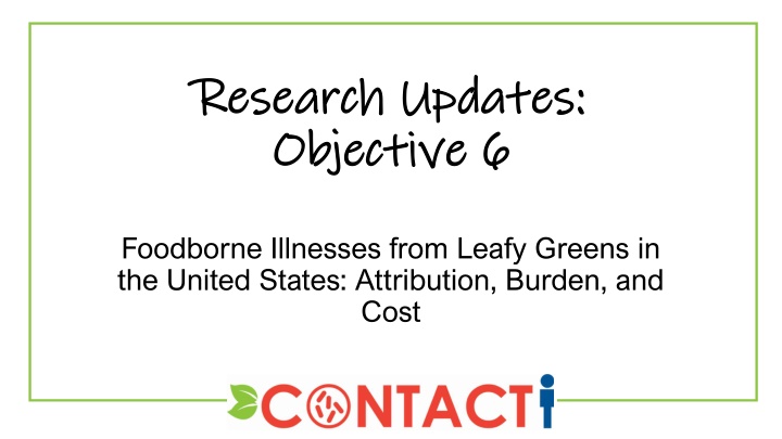 research updates research updates objective
