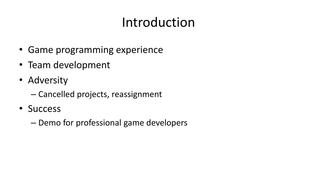 introduction