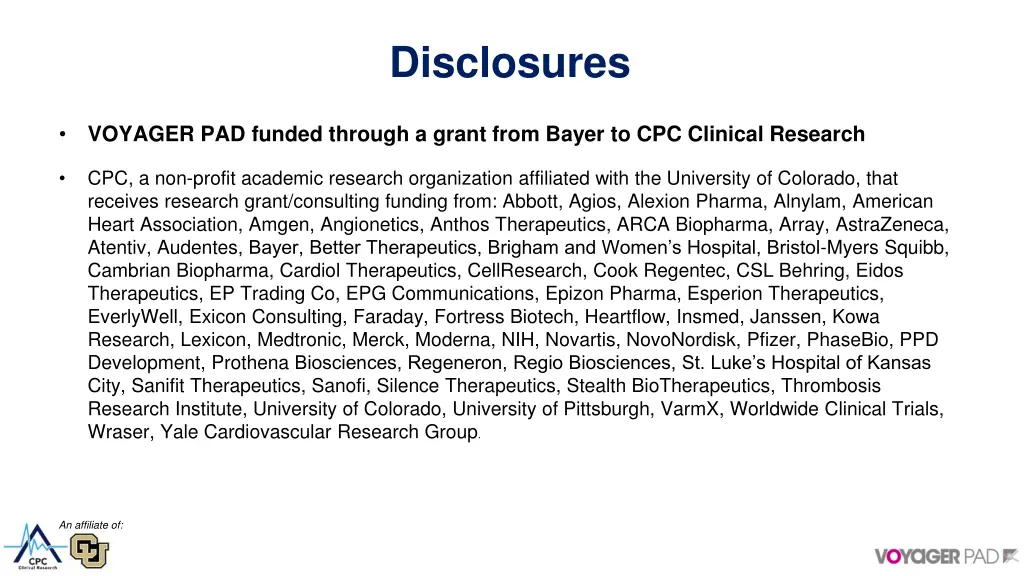 disclosures