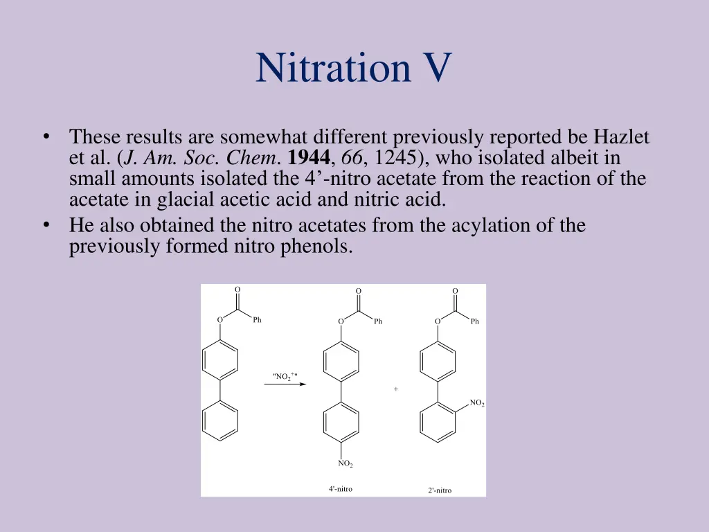 nitration v