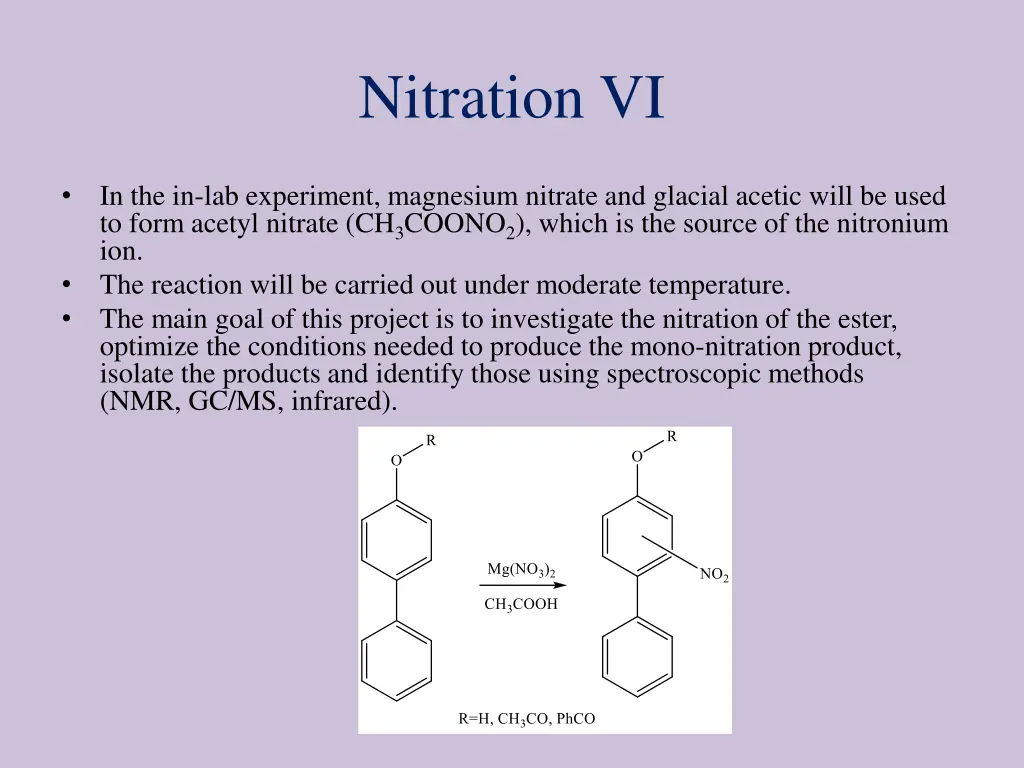 nitration vi