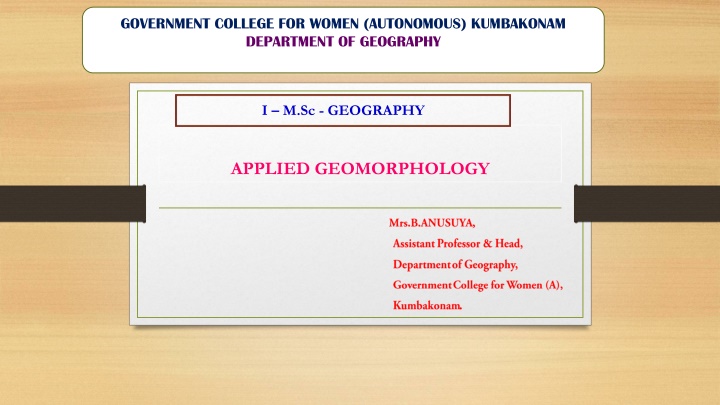 government college for women autonomous
