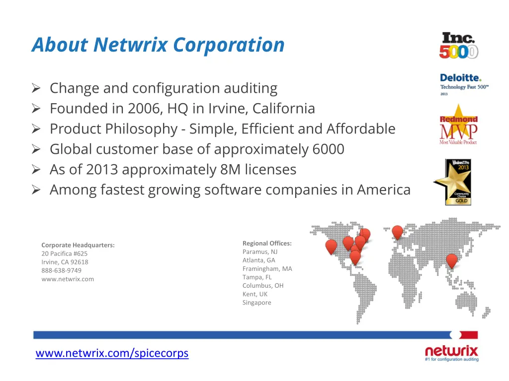 about netwrix corporation