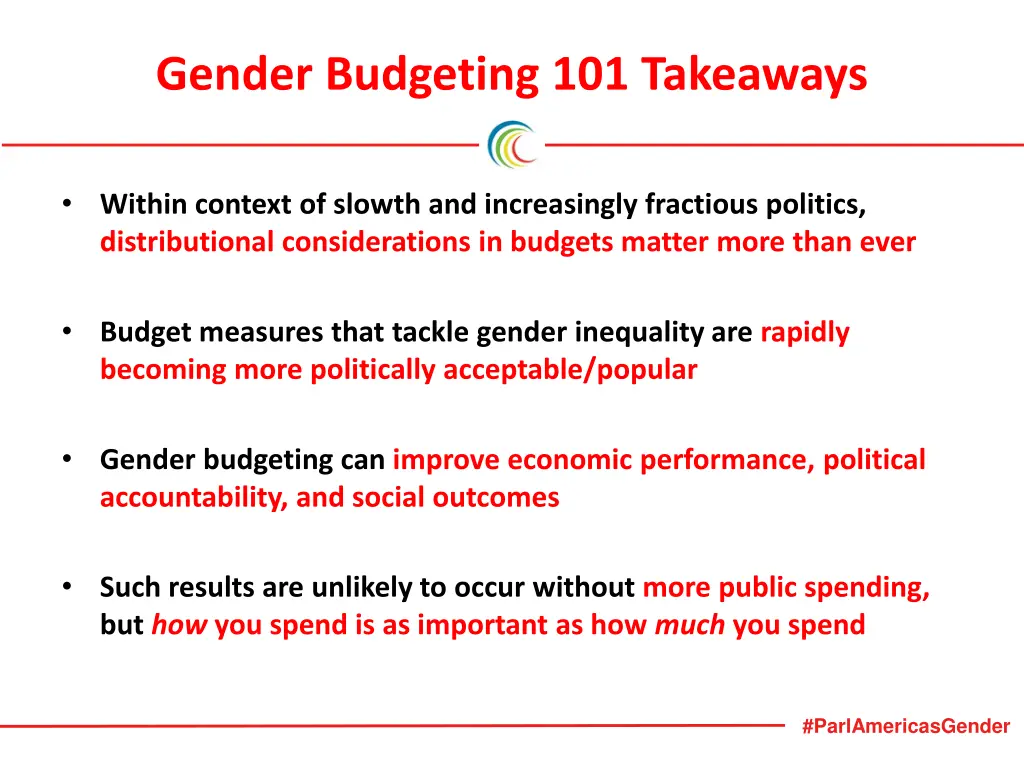 gender budgeting 101 takeaways