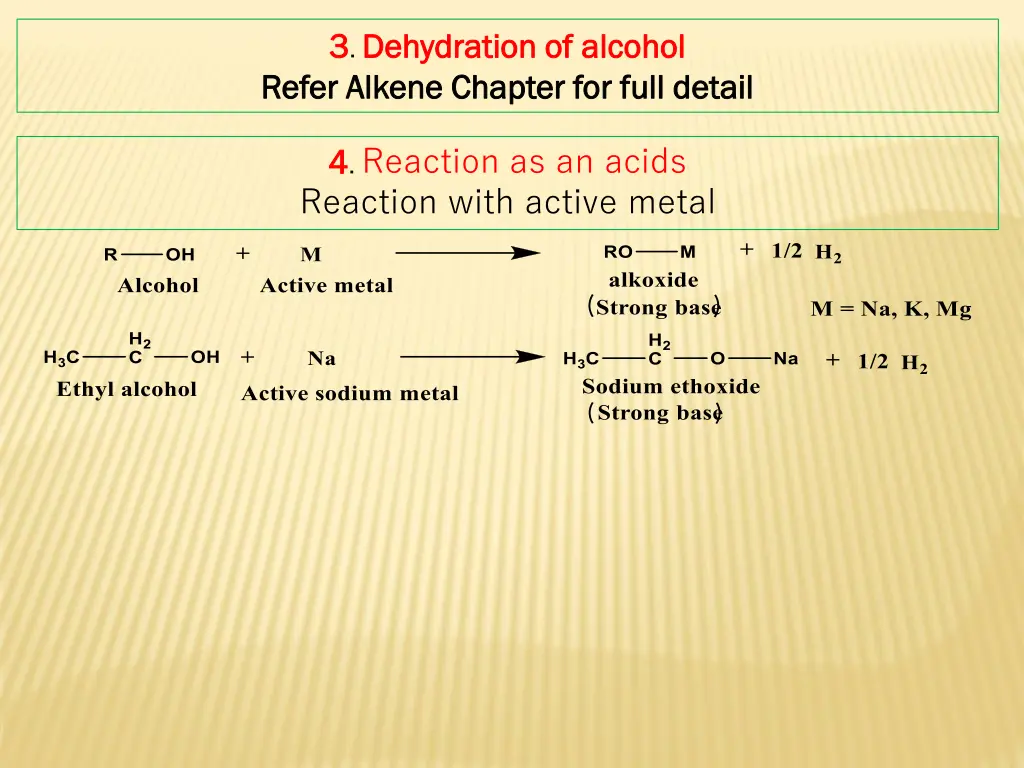 3 3 dehydration of alcohol dehydration of alcohol