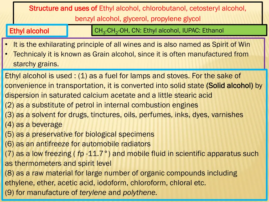 structure and uses structure and uses of