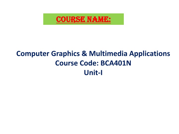 course name course name