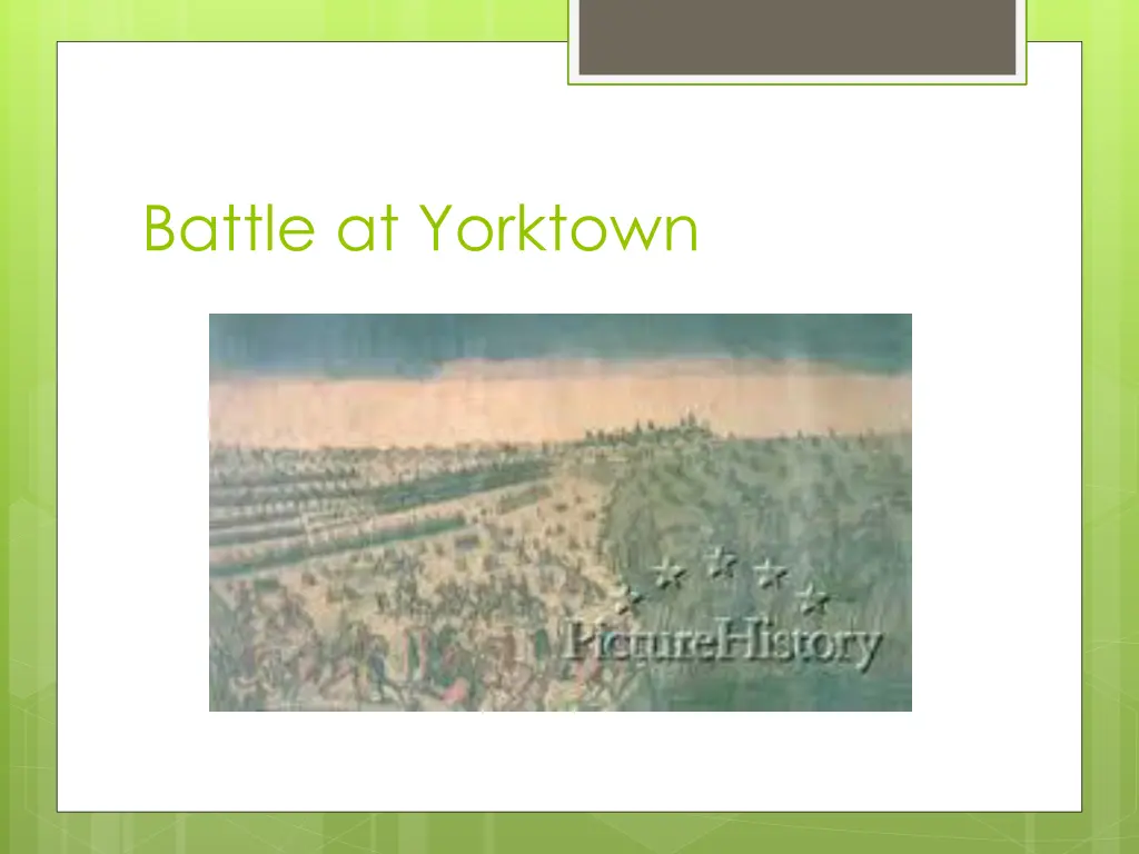 battle at yorktown