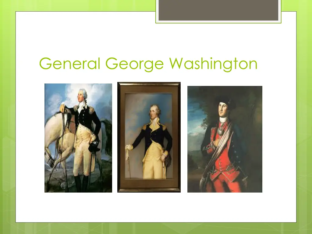 general george washington