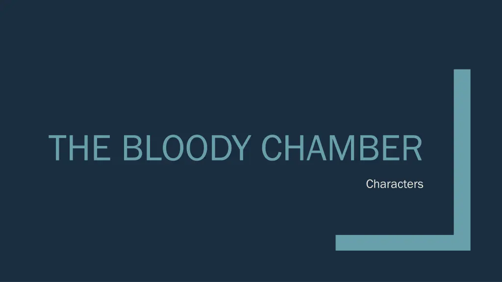 the bloody chamber 1