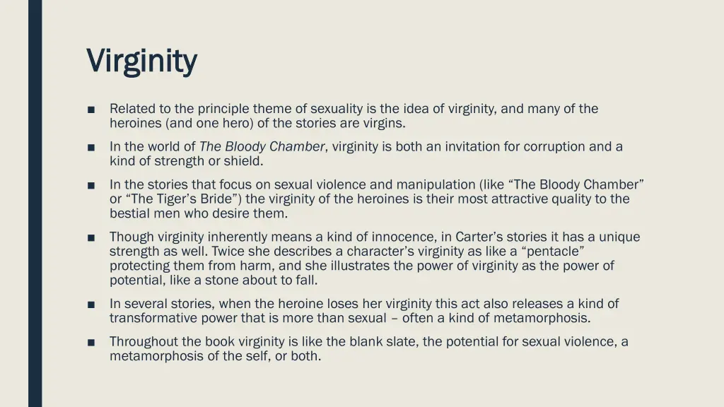 virginity virginity