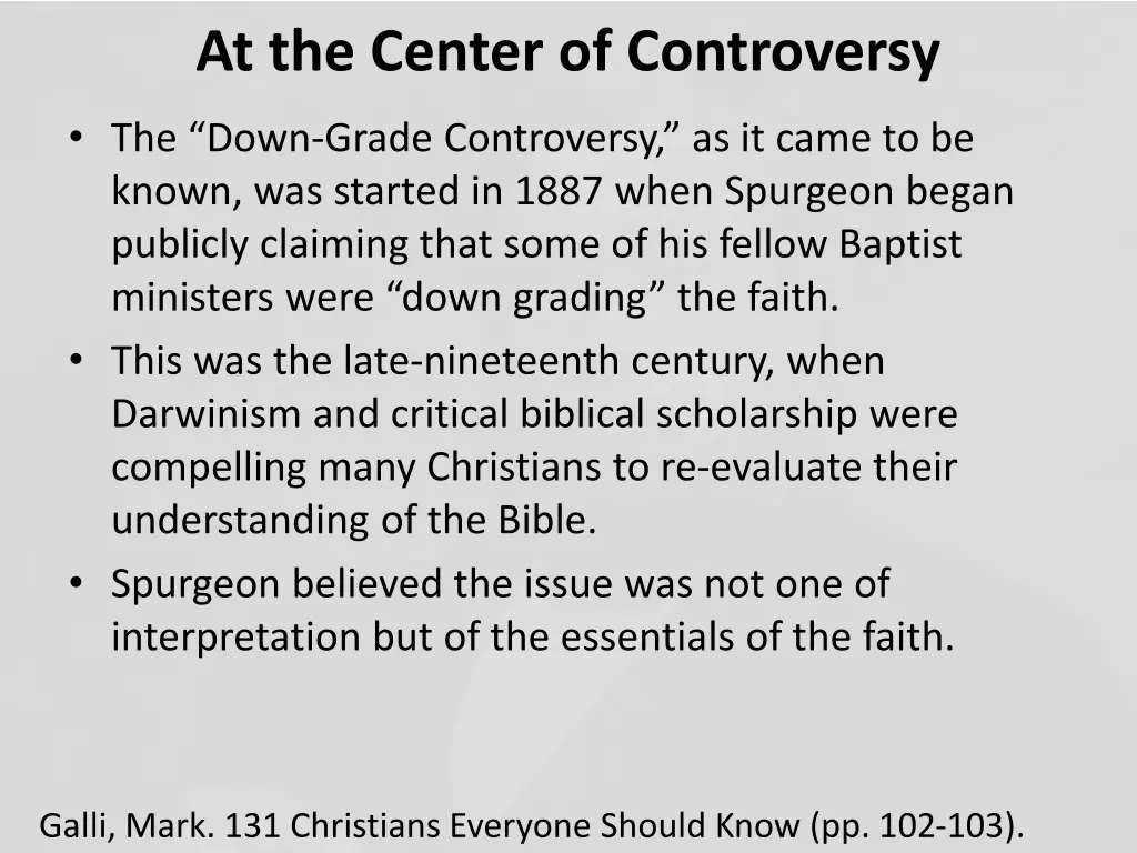 at the center of controversy 1