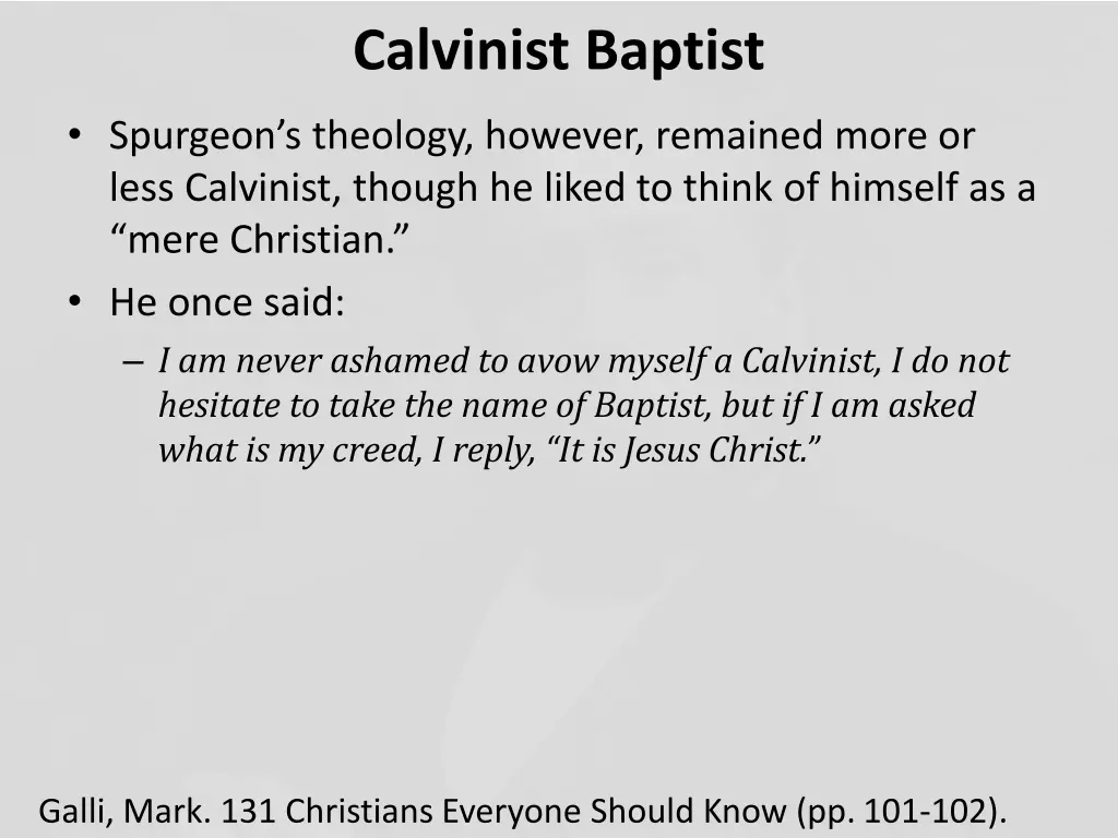 calvinist baptist 2