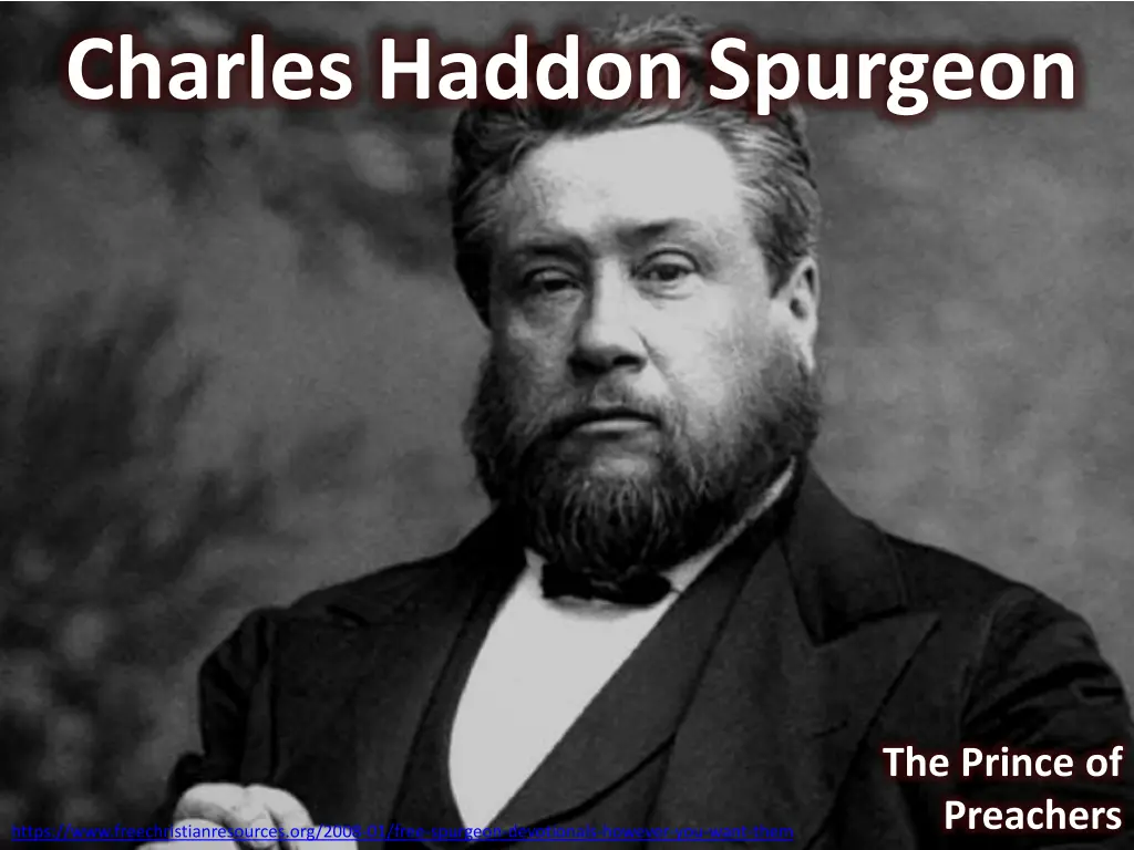 charles haddon spurgeon