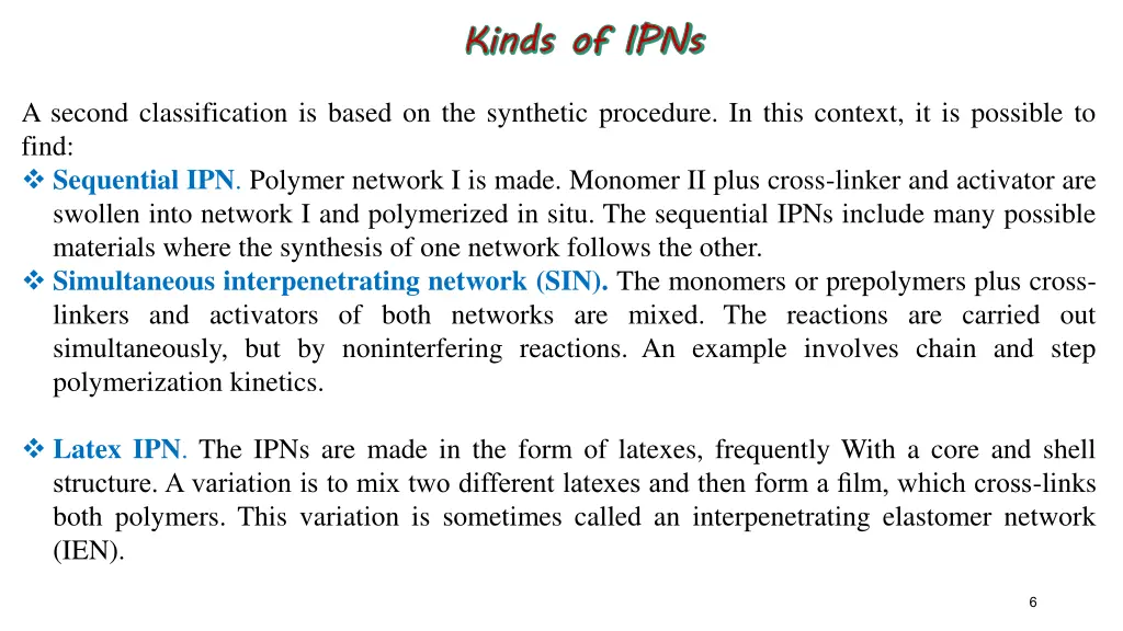 kinds of ipns 1