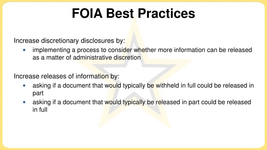 foia best practices 2