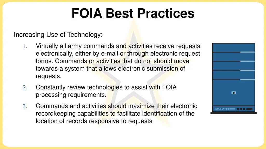 foia best practices 8