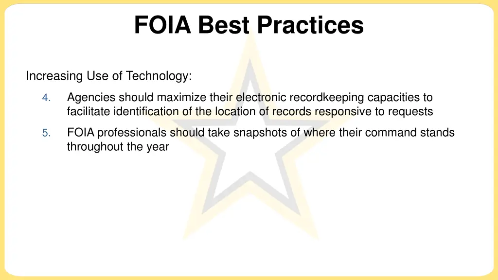 foia best practices 9