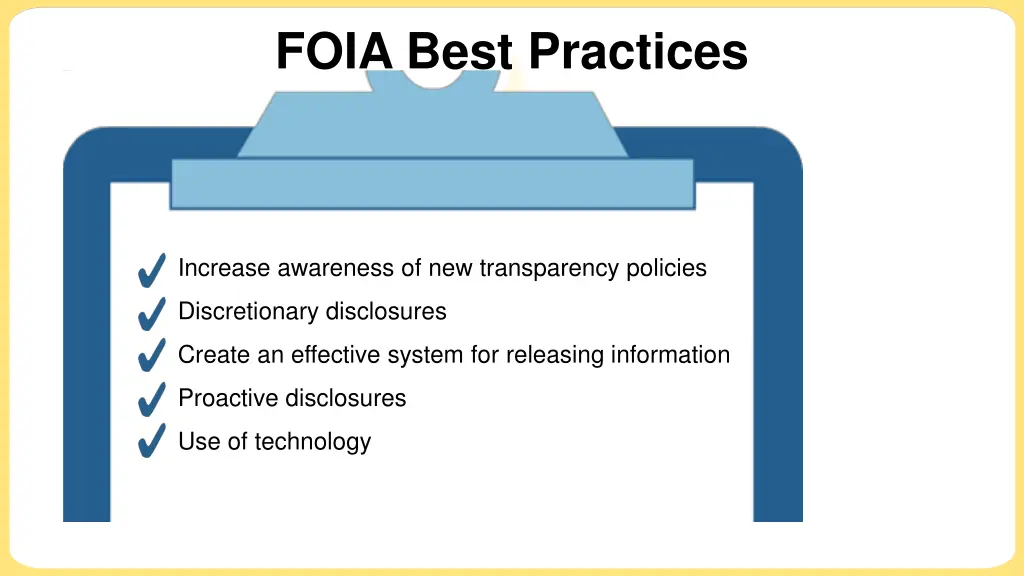 foia best practices